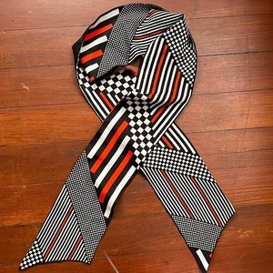 Versatile Retro Skinny Scarf Multi Use